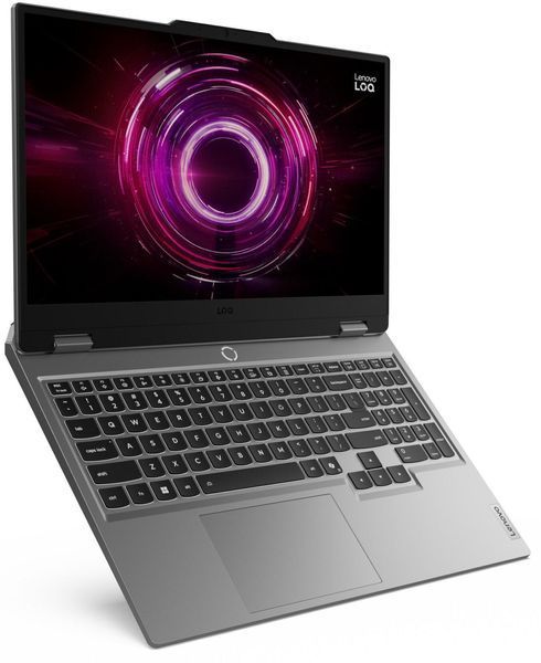 Ноутбук LENOVO LOQ 15AHP10 (83JG003QPB), 15,6" / IPS / 144 Гц / AMD Ryzen 7 250 / RAM 32 ГБ / SSD 512 ГБ / RTX5060 / Windows 11 Home / Сірий