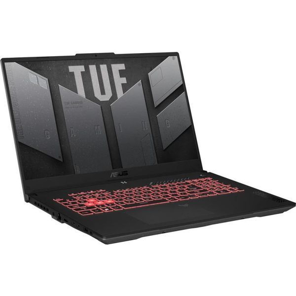 Ноутбук Asus TUF A17 FA707NUG (ASFA707NUG-HX163), AMD Ryzen 7 7445HS / 17.3&Prime; / RAM 16 ГБ / SSD 2 ТБ / nVidia GeForce RTX 4050 6GB / Gri