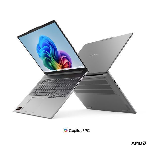 Ноутбук Lenovo IdeaPad Pro 5 16AGP11 (83SJ000VRM), AMD Ryzen AI 9 465 / 16&Prime; / OLED / 120 Гц / RAM 32 ГБ LPDDR5x / SSD 1 ТБ / AMD Radeon 880M / Без ОС / Сірий