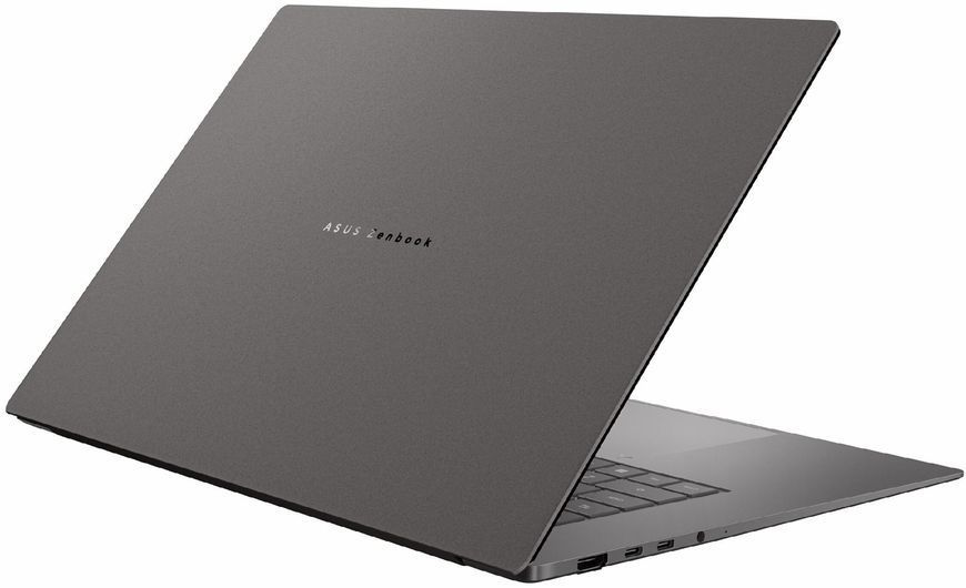 Ноутбук ASUS Zenbook S16 (90NB17H6-M00XA0), AMD Ryzen Al 9 465 / 16" / OLED / Touch / 120 Гц / RAM 16 ГБ LPDDR5X / SSD 1 ТБ / AMD Radeon 880M / Windows 11 Pro / Сірий
