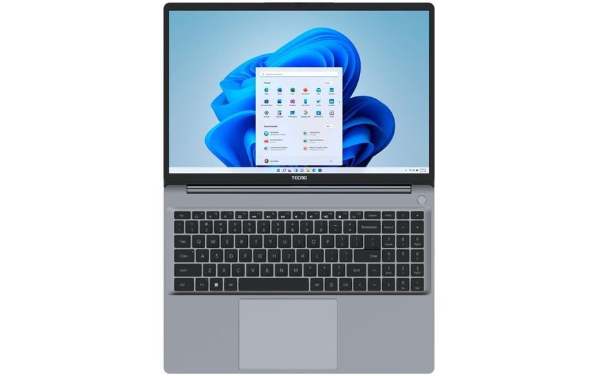 Ноутбук TECNO Megabook K16SDA (K16SDAR516SL1TB), AMD R5-7430U / 16&Prime; / RAM 16 ГБ / SSD 1 ТБ / Winows 11H / Gray